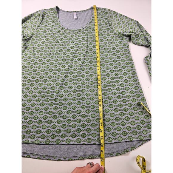 Lularoe simply comfortable size 3XL made in USA geometric stain glass green * - Picture 7 of 7